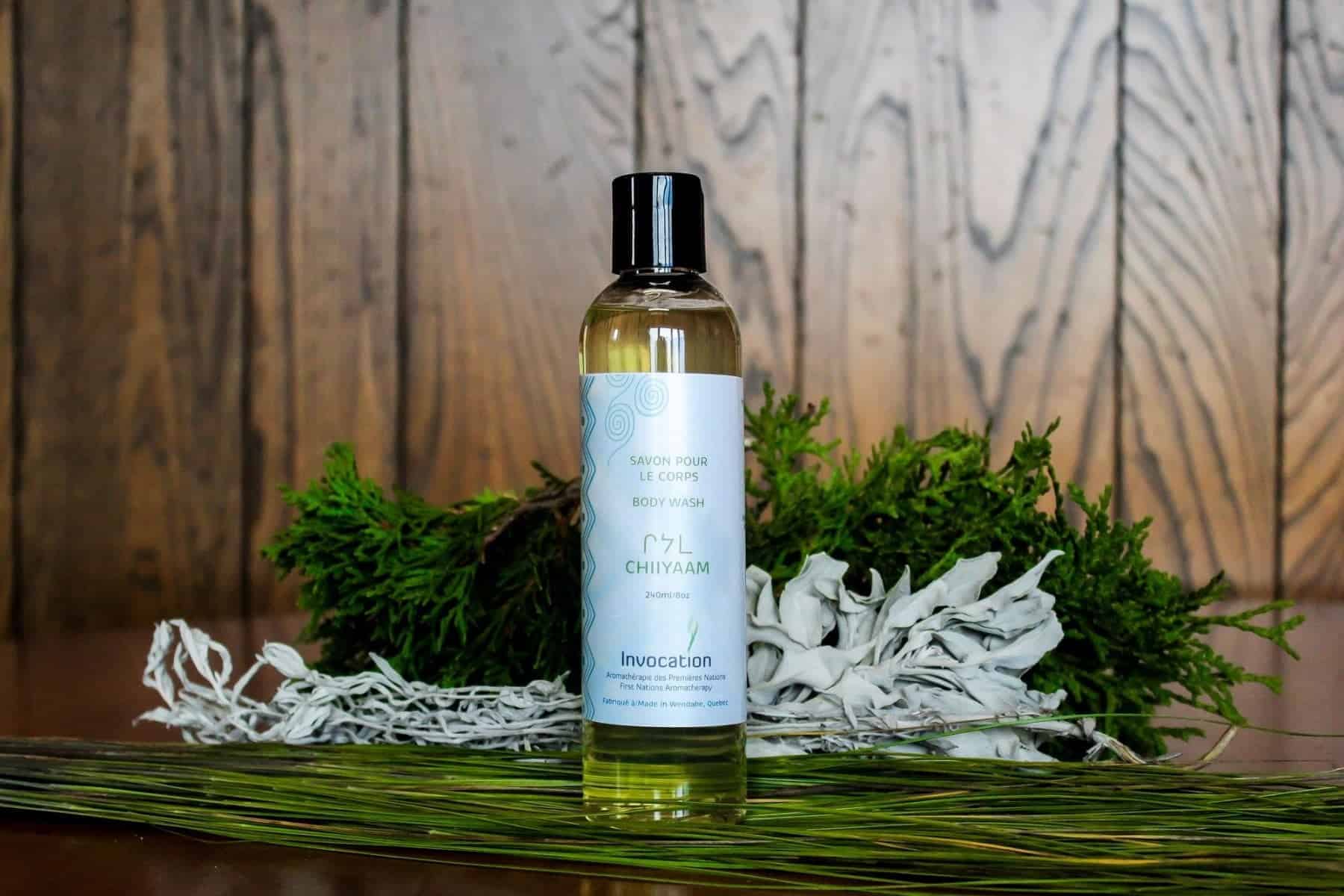 gel douche apaisant a l'essence de chiiyaam
